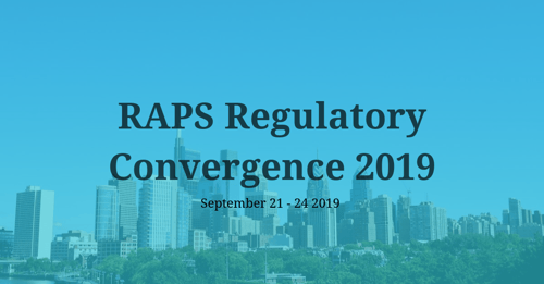 Regulatory Affairs Professionals Society (RAPS) Convergence 2019